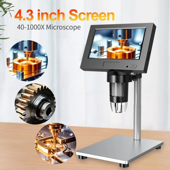 Coin Microscope 4.3 in 1080P 1000X Magnification Zoom Digital ...