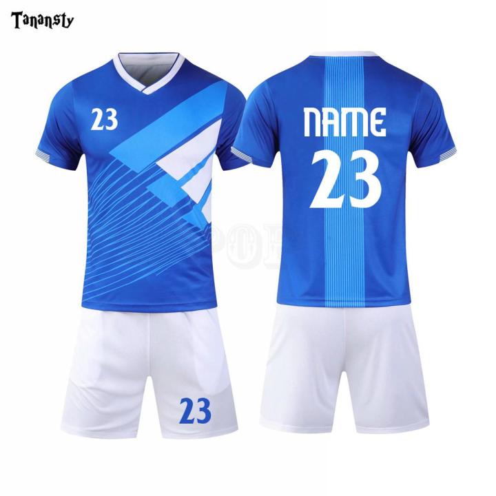 2020 Custom Kid Soccer Jersey Set Men Football Jerseys Uniform team kit blank girls Training suit boys soccer uniforms New style