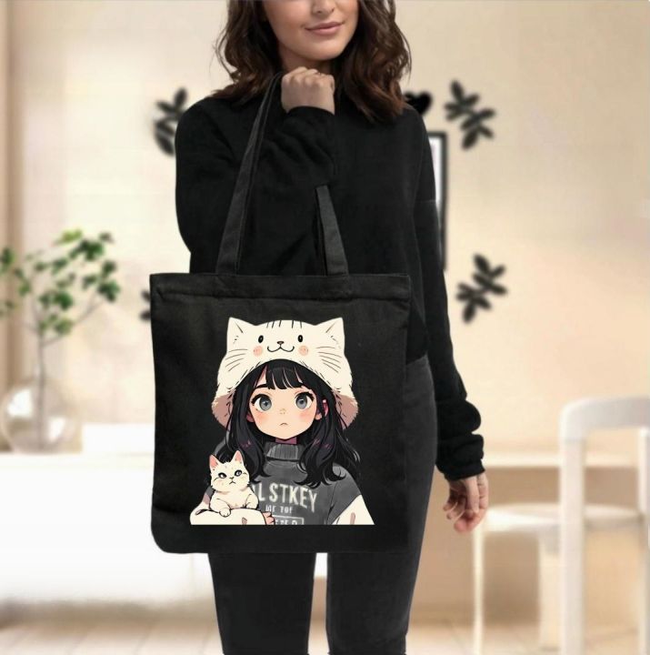 Premium%20Tote%20Bag%20with%20Zipper%20Canvas%20Tote%20Bag%20for%20Women%20Trendy%20Shopping%20Bag%20/%20College%20Bag%20/%20University%20Bag%20Tote%20Bag,%20Canvas%20Bag%20with%20Zipper%20With%20Amine%201pis%20-%20Image%203