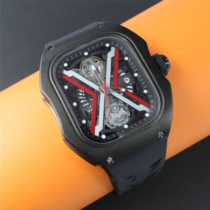 Napek/NEPIC foreign trade Douyin explosive barrel type hollow mechanical style personality sports men's wear