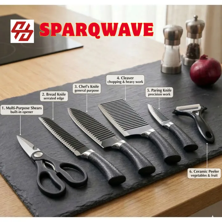 Zepter%20International%20Premium%206-Piece%20Knife%20Set,%20Non-Stick%20Coated,%20includes%20Large%20Cleaver,%20Chef's%20Knife,%20Paring,%20Utility%20Knives,%20Shears,%20Peeler%20-%20Image%206