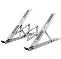 Aluminum Alloy Adjustable Portable Folding Notebook Stand Foldable Laptop Stand.