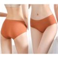Women Panties - Middle Waist Korean Style Comfortable Cotton Fabric Underwear.