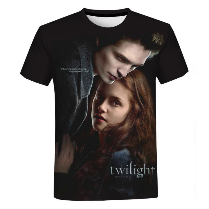 The Twilight Saga 3D print t-shirt Unisex Summer Fashion casual clothes men women Harajuku streetwear short sleeves cool T shirt