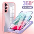 Casing for Samsung Galaxy A15 A 15 SamA15 4G 5G 2023 Phone Case 360 Degree All-Inclusive Protect Shell Double-sided Shockproof Back Cover for Galaxy A 15.
