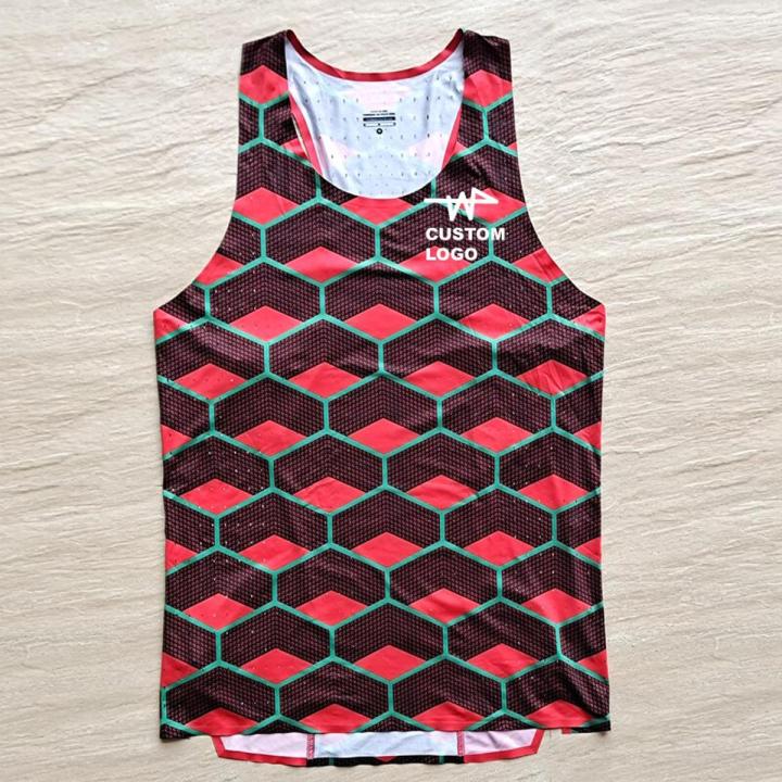 2021 Tokyo KENYA National Team Man Seamless Marathon Fast Running Sport Vest Athlete Track Field Singlet Customizable