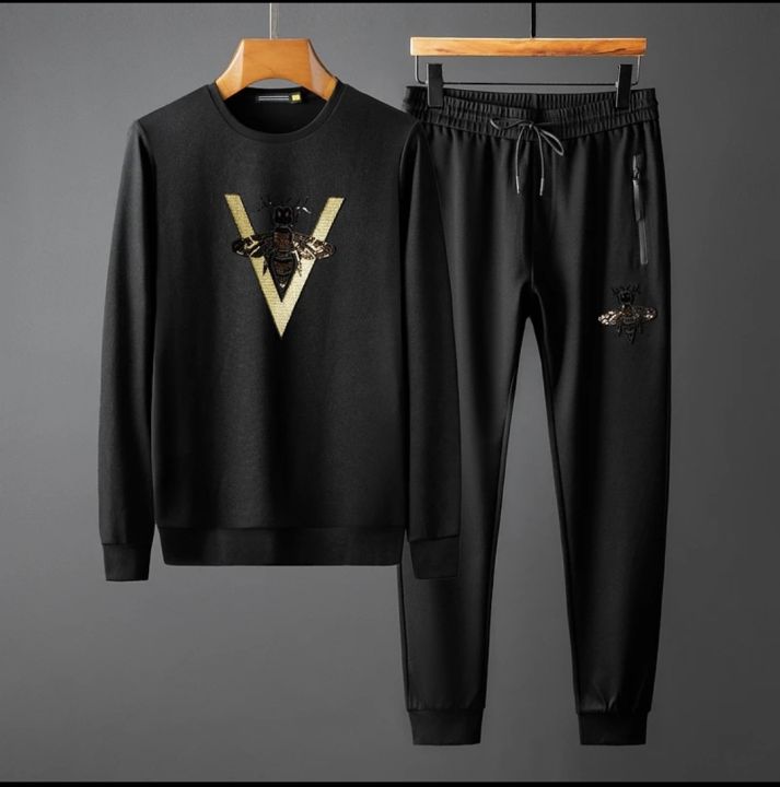Fashionable Full Sleeves & Full Pants Set Combo For Men - Elevate Your Casual Style with this Cozy and Trendy Combo