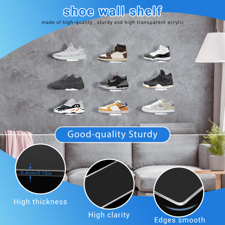 6%20Pack%20Acrylic%20Floating%20Sneaker%20Shelves%20Clear%20Shoe%20Display%20Stand%20Room%20Decor%20for%20Display%20Collectible%20Shoe&Sneaker%20-%20Image%202