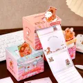 256Sheets Cartoon Capybara Sticky Notes Creative Convenience Book Cute Planner Stickers Stationery Student Birthday Present. 
