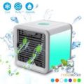 Mini Air Cooler Cooling USB Fan Conditioner With Colorful LED Portable Desk Room-.