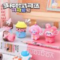 Kawaii Novelty Soft Silicone Animals Girl Pencil Sharpener Cute Stationery School Office Supplies Mini Portable Gift Prizes Kids.