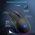 REDRAGON Stormrage M718 RGB USB Wired Gaming Mouse 10000 DPI 8 buttons mice Programmable ergonomic For Computer PC Gamer Laptop.