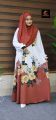 Dubai Cherry Georgetta Febric Without Hijab For Woman..