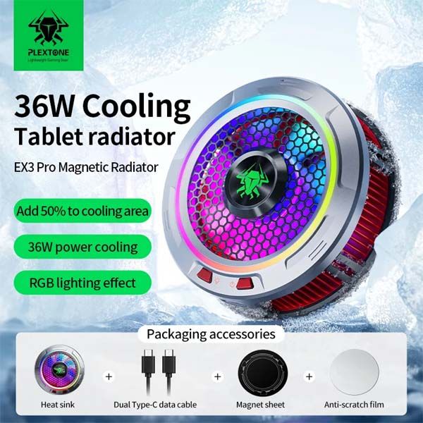 Plextone EX3 Pro 36W High Power Phone Cooler Radiator