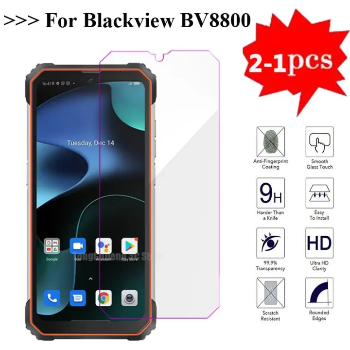 BV 88ro Bla Film on Vid Cover Glass on Bl2-1PC Protect ackview BV8800 Screen Protector ckview BV880000 Blackview Tempered Glass