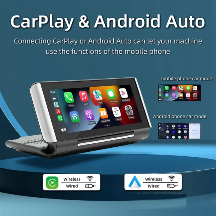 6.86Inch%20Car%20Portable%20Adjustable%20Flip%20Screen%20Car%20Wireless%20CarPlay%20Android%20Auto%20Touch%20Navigation%20Screen%20Durable%20Easy%20Install%20Easy%20to%20Use%20-%20Image%206