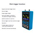 1Set Digital Oscilloscope 120M Bandwidth 500M Sampling Car Maintenance Dual Channel Handheld Mini Portable. 