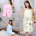 Bath dress Bath Gown bath towel Home Nightwear Microfiber Women Bathrobe. 