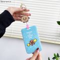 KPOP Bangtan Boys Card Holder Hard Case TATA COOKY Photocard Protector Key Ring with Stretchable Hanging Chain. 