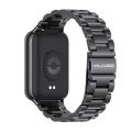 Mijobs Three-Bead Stainless Steel Watch Band For Xiaomi Mi Band 8 Pro.