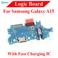 Charging Logic Board For Samsung Galaxy A15 A21s A23 Charging Port USB Plug PCB Dock Connector Spare parts.