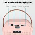 K12 Speaker Machine Bluetooth-Compatible Wireless Karaoke Mic Speaker Multi-Compatibility Modes, RGB Lights | Party POP Bluetooth Speaker with Mic. 