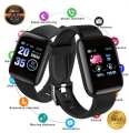 116 Plus Smart Watch Heart Rate Watch Smart Wristband Sports Watches Smart Band Waterproof Smartwatch Android All Compatible.