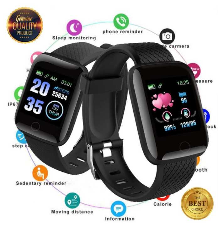 116%20Plus%20Smart%20Watch%20Heart%20Rate%20Watch%20Smart%20Wristband%20Sports%20Watches%20Smart%20Band%20Waterproof%20Smartwatch%20Android%20All%20Compatible%20-%20Image%202