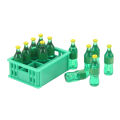 Mini Soda Bottles Mini Drink Bottle Delicate with Storage Basket for Living Room Play. 