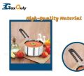 Heavy Gauge Stainless Steel Sauce Pan, Tea Pan, Milk Pan Pot Tapeli Patila Milk Boiler Induction & Gas Compatible Heat-Resistant Bakelite Handle (Silver 1.5 Litre). 