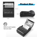 Portable POS Printer 58mm 2 inch Thermal Receipt Printer Bluetooth Pocket Printer | Cash Drawer Compatible | Support iOS, Android, Computer, Laptop | POS Printer for Restaurant Bill, Ticket, Token, Label Printing. 