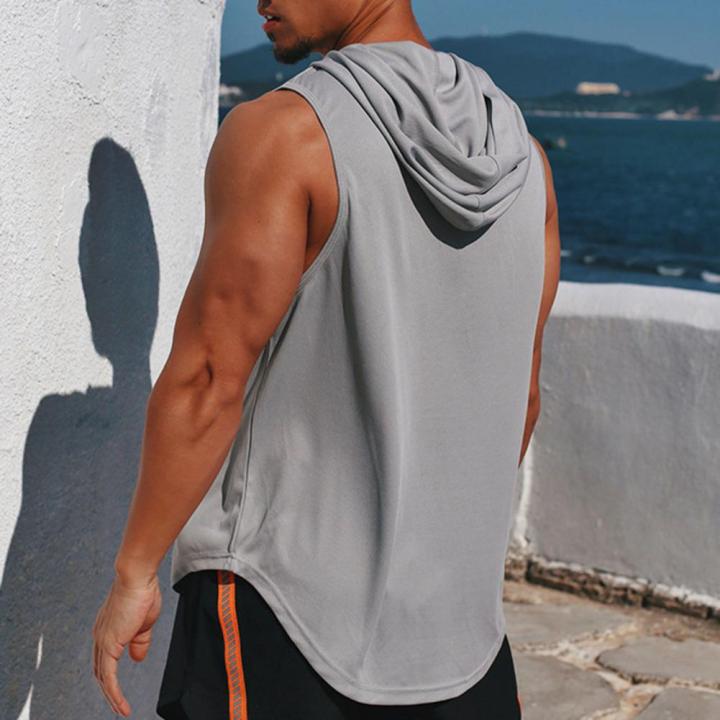 Men%20Gym%20Clothing%20Bodybuilding%20Stringer%20Hoodie%20Men's%20Tanks%20Tops%20Muscle%20Hooded%20Fitness%20Shirt%20Vest%20Solid%20Sleeveless%20Sportswear%20-%20Image%205