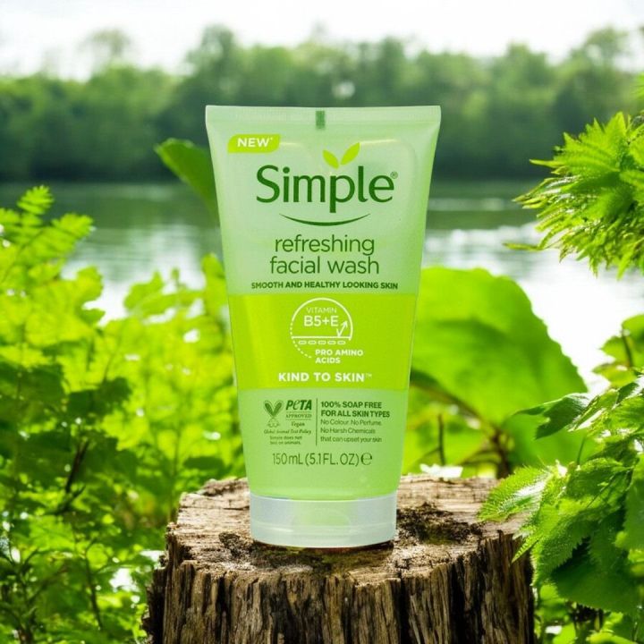 Simple Kind To Skin Refreshing Facial Wash 150ml