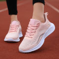 Women's Shoes Running Shoes 2021 Spring and Autumn Middle School Students Lightweight and Breathable Fly-Woven Sports Women's Casual Shoes Women's Travel Shoes.