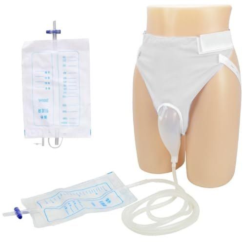 Portable Reusable Medical Incontinence Bag - Collecting Bag for Men and Women with Catheter Bag and Urinal
