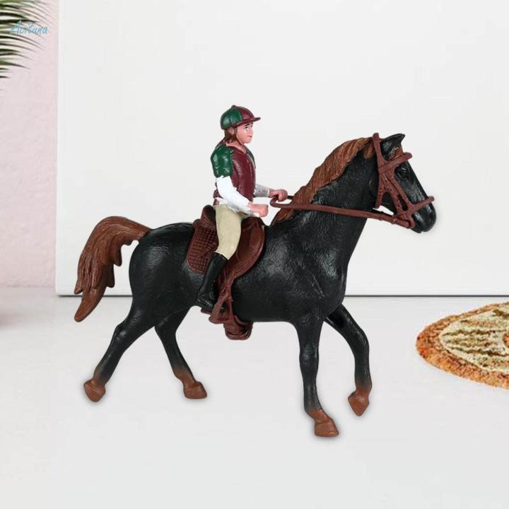 Realistic Horse Toys Figurines Party Decoration for Miniature Scene Diorama Layout Decor