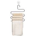 S-Shaped Stainless Steel Pants Hanger – Space-Saving Closet Organizer. 