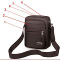 Men's Shoulder Bag Business Leisure Large Capacity Portable Handbag Multi Layer Waterproof Summer Male's Crossbody Bags.