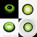 YS10-Green Halloween Contact Lenses with kit box Colored Eye Contacts for Halloween Makeup Cosmetic Barbie lens.