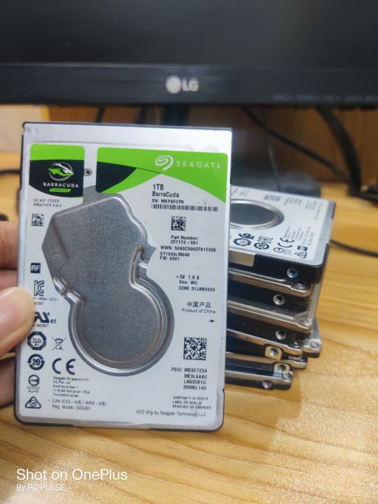 Laptop Internal Hard Disk Drive (HDD) - 500GB / 1TB - 2.5 Inch SATA - (Variation)