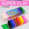12 Colors Soft Super Light Clay Modeling Air Dry Clay For DIY Handmade Toys. 