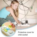 10 Pcs (5 Pcs 2 Pin 5pcs 3 Pin)Child Safety Protection Socket Plug Protector Baby Electric Shock Protection Power Supply Cover Anti-Electric with Hidden Pull Handle Outlet Covers. 