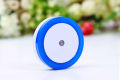 Auto On/Off Mini Wall LED Night Light Round Shape Smart LED Dim light with Light Sensor Bulb Plug & Play for Bedroom, Bathroom Hallway Pathway Toilet Energy-Saving Night Light Nightlight (US plug). 