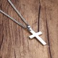 Stainless Steel Cross Necklace for Men.