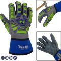 1Pair Anti Vibration Gloves TPR Protector Impact Reducing Safety Gloves Rigger Glove Heavy Duty Mechanic Work Gloves.