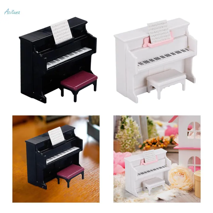 Dollhouse%20Piano%20with%20Stool%20Set%20for%201/12%20Dollhouse%20Room%20Box%20Room%20-%20Image%204