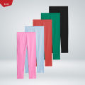 Girls Regular Waist Cotton Jersey Leggings From Levin.