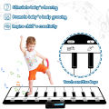 Piano Musical Mat Toys Keyboard with 8 Instruments Sounds Dance Touch Playmat Early Educational Toys Gifts for Girls Toddlers Vnce Lncei.