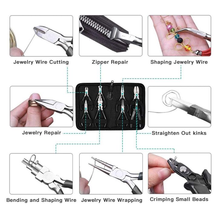 Jewelry%20Plus,%208%20Piece%20Jewelry%20Plus%20Making%20Tools%20To%20Make%20Jewelry%20Mini%20Jewel%20Plus%20Set%20Jewel%20-%20Image%205