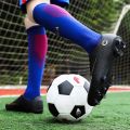 New Men's Outdoor Soccer Shoes Football Boots High Ankle Kids Cleats Crampon Training Football Sneakers Size 35-45 Dropshipping. 